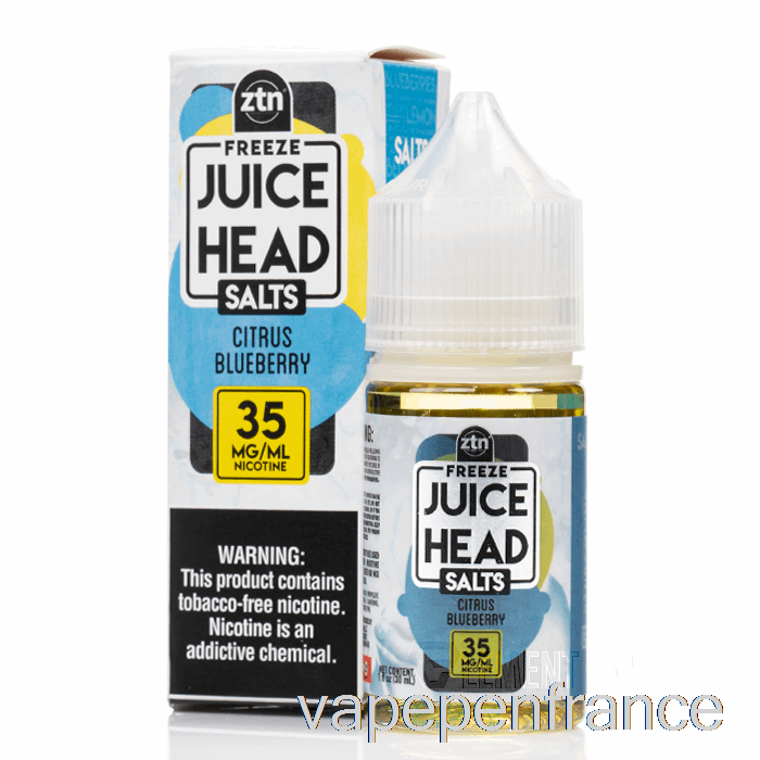 Congeler Les Agrumes Et Les Bleuets - Sels De Tête De Jus - 30 Ml 35 Mg Stylo Vape